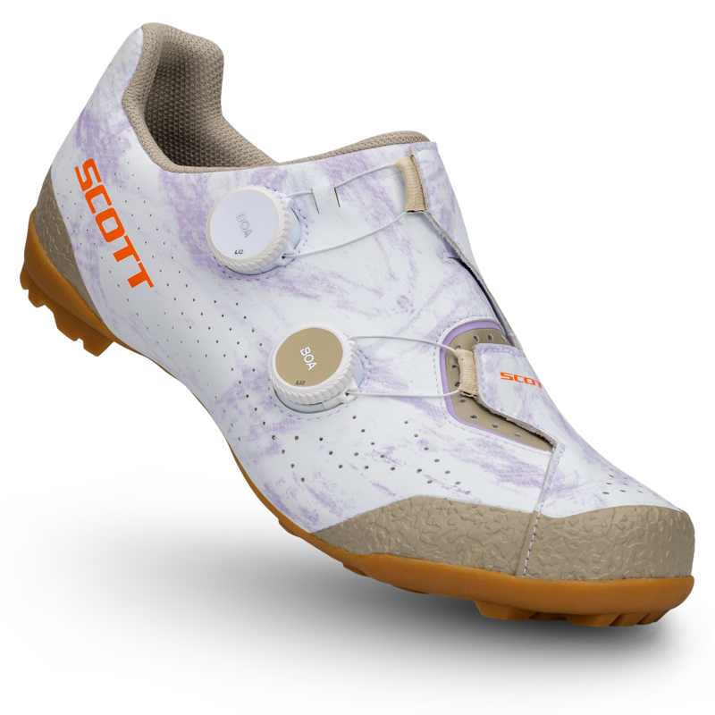 Scott Gravel RC Shoes in White/Beige