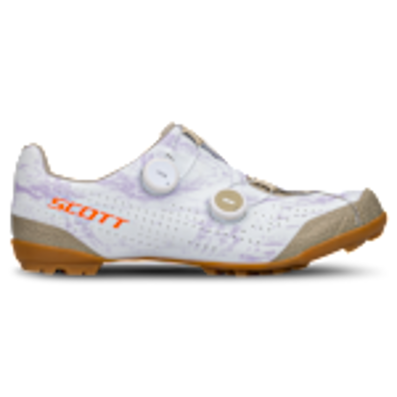 Scott Gravel RC Shoes in White/Beige-2