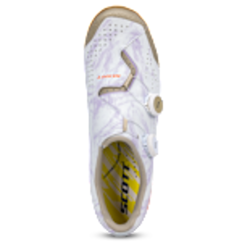 Scott Gravel RC Shoes in White/Beige-4