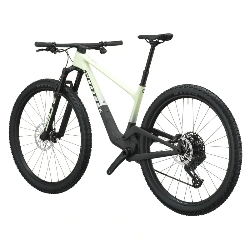 Scott Spark RC Team XC Race Bike in Cream Green/Carbon Black-2