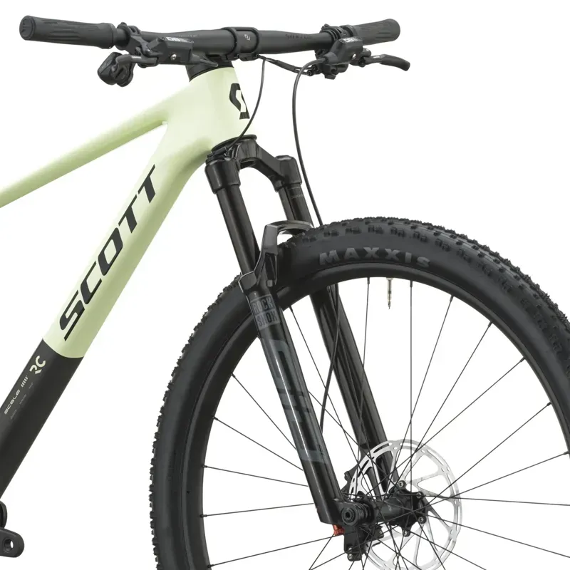 Scott Scale RC Team Mountain Bike in Cream Green/Carbon Black-3