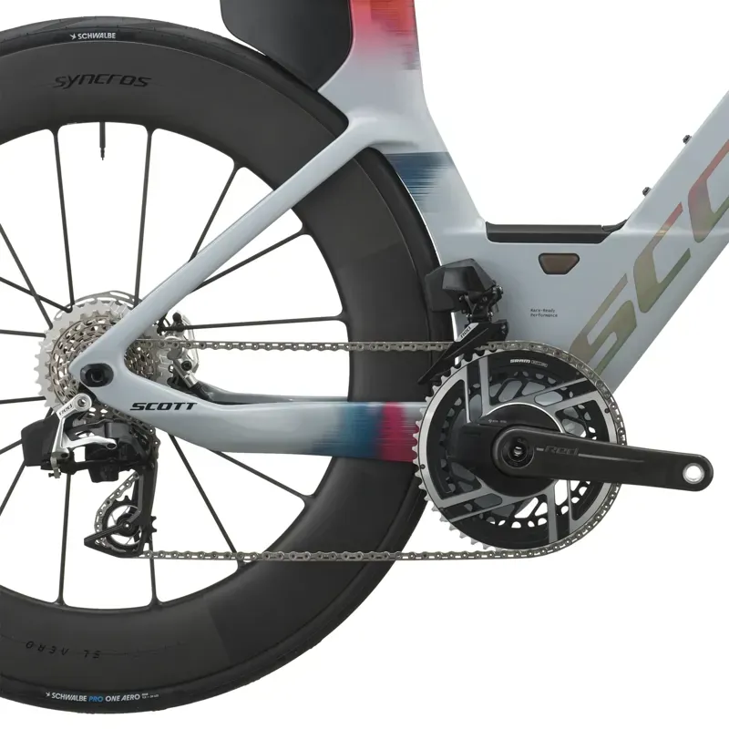 Scott Plasma RC Ultimate Triathlon Bike in Narwal Grey/Gloaming Orange-3
