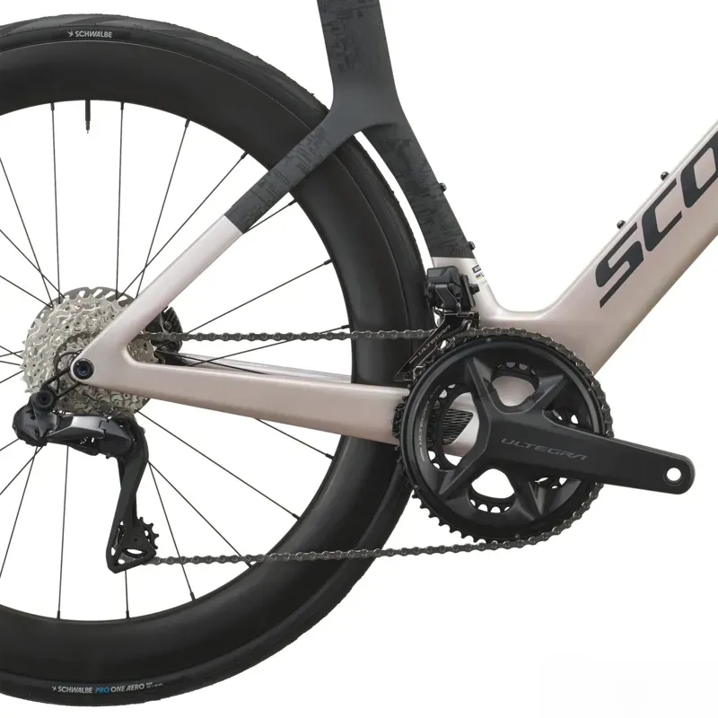 Scott Foil RC 10 Road Bike in Champagne Pink/Carbon Black-3