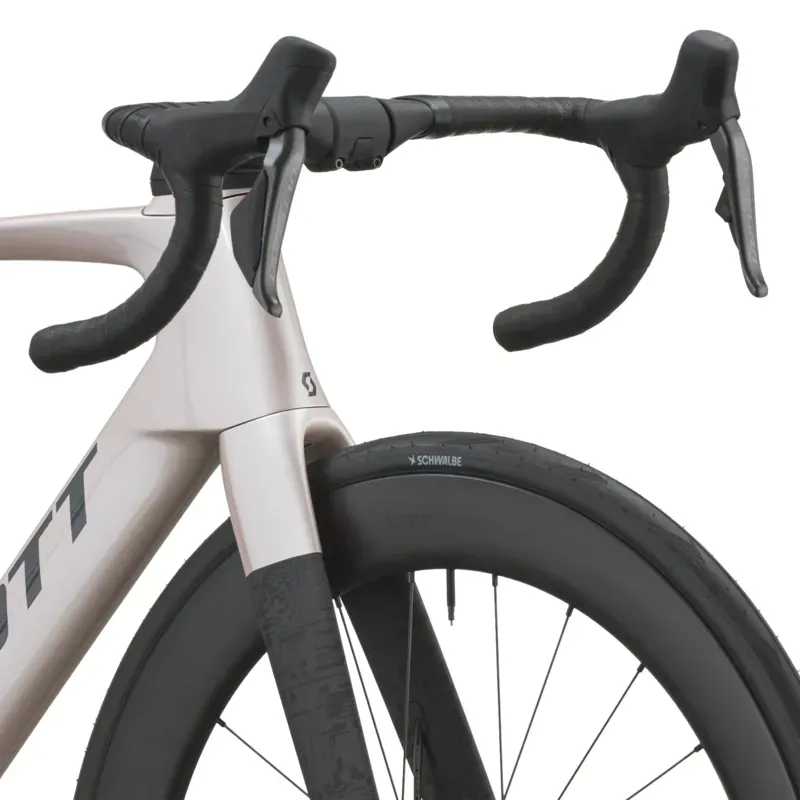 Scott Foil RC 10 Road Bike in Champagne Pink/Carbon Black-4
