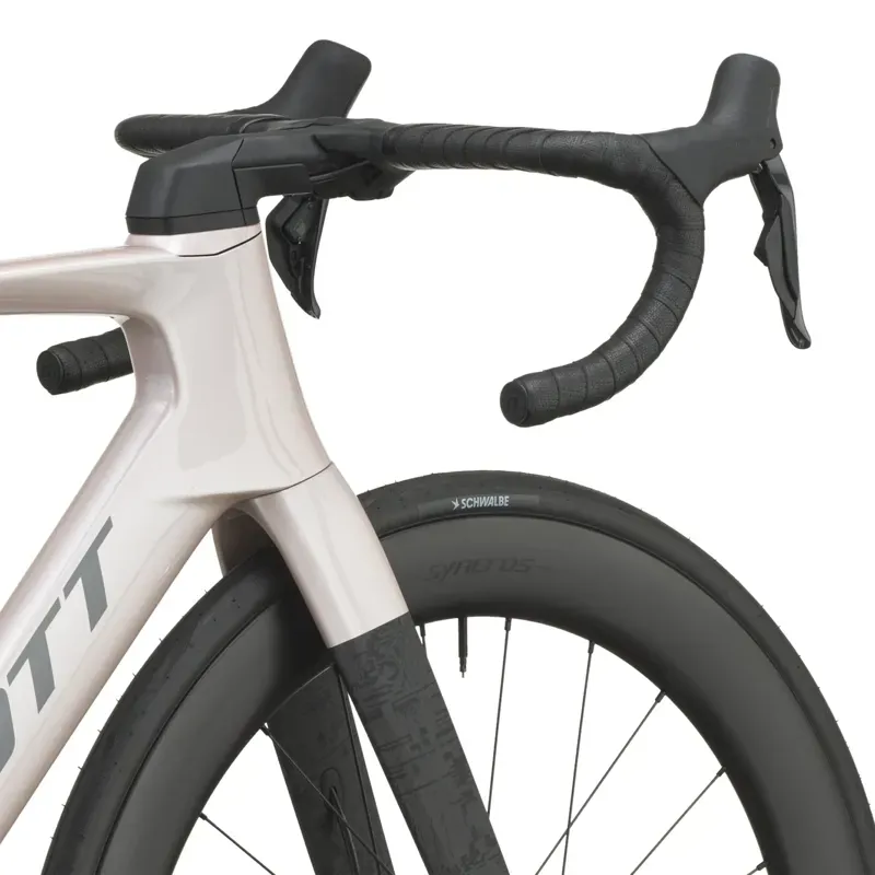 Scott Foil RC 10 Road Bike in Champagne Pink/Carbon Black-6
