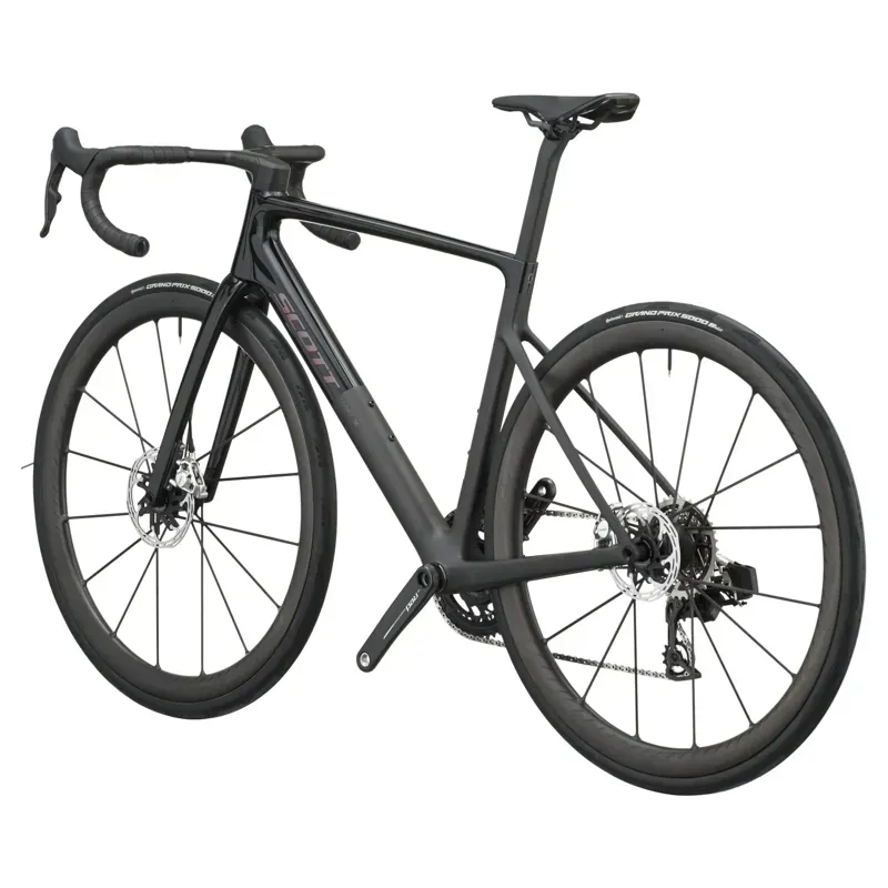 Scott Addict RC Ultimate Road Bike in Piano Black/Carbon Black-2
