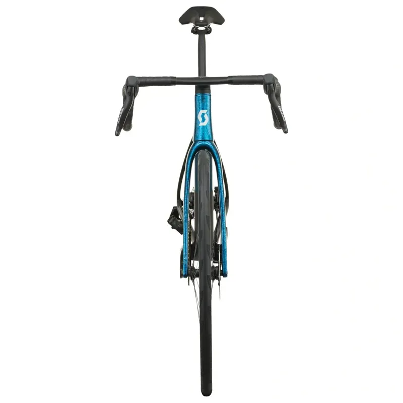 Scott Addict RC Team Road Bike in Watery Blue/Carbon Black-4