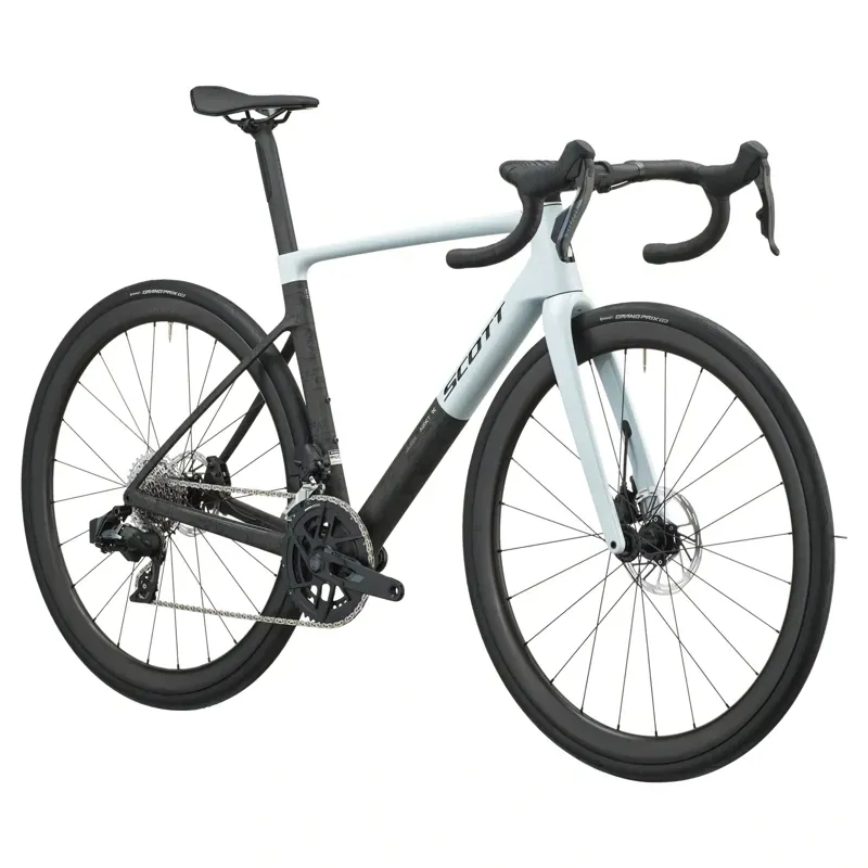 Scott Addict RC 25 Road Bike in Cumulus White/Carbon Black-1