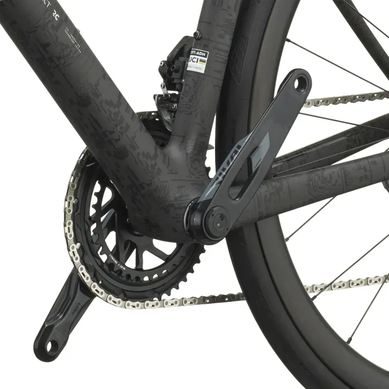 Scott Addict RC 25 Road Bike in Cumulus White/Carbon Black-5