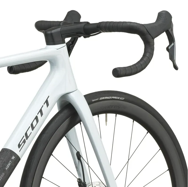 Scott Addict RC 25 Road Bike in Cumulus White/Carbon Black-6