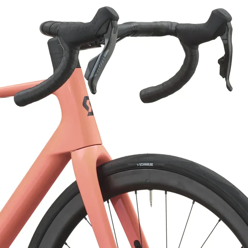 Scott Addict 25 Road Bike in Peach Pink-4