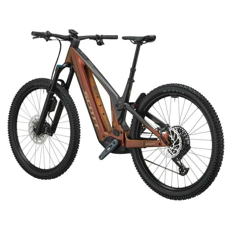 Scott Patron 10 eMountain Bike in Obsidian Red/Carbon Black-2
