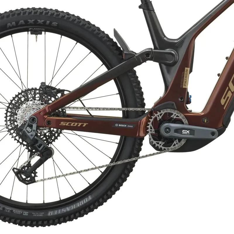 Scott Patron 10 eMountain Bike in Obsidian Red/Carbon Black-3