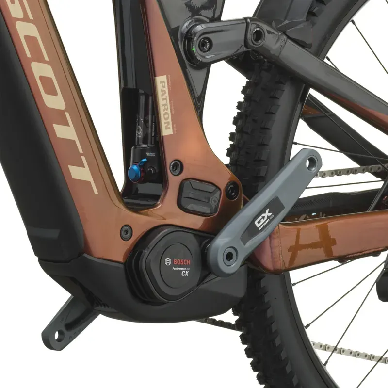 Scott Patron 10 eMountain Bike in Obsidian Red/Carbon Black-5