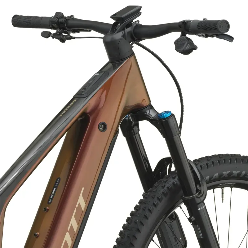 Scott Patron 10 eMountain Bike in Obsidian Red/Carbon Black-6