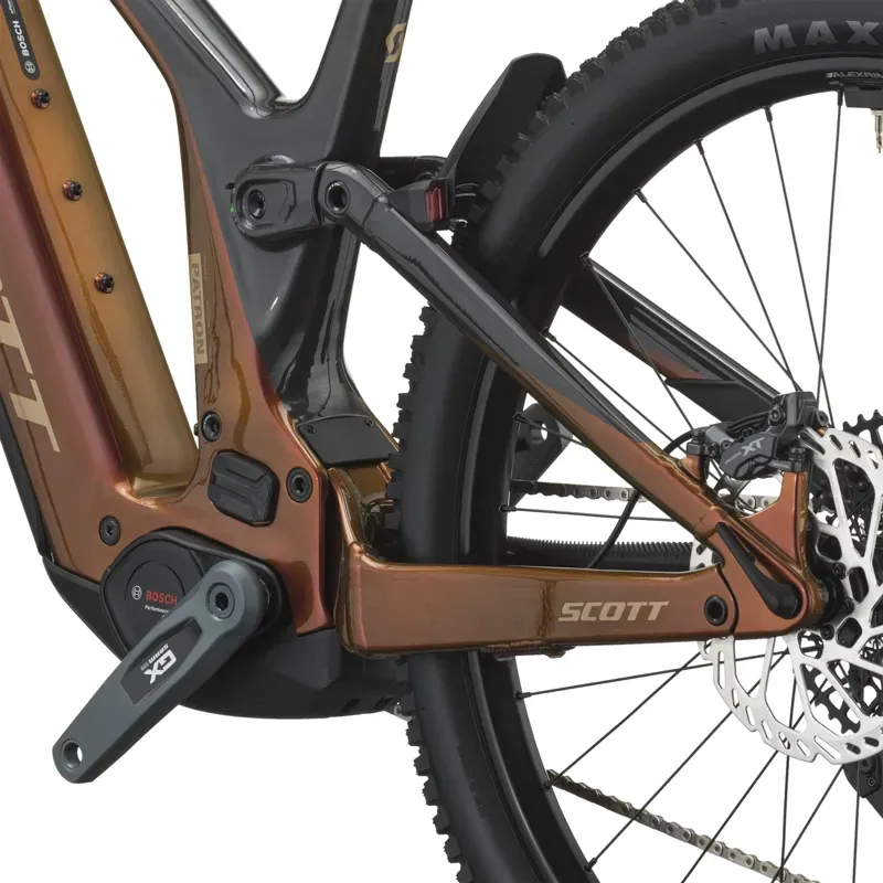 Scott Patron 10 eMountain Bike in Obsidian Red/Carbon Black-7