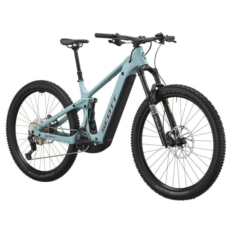 Scott Strike 30 eMountain Bike in Mist Blue-1