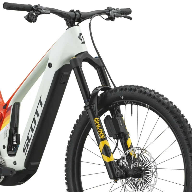 Scott Patron ST Tuned eMountain Bike in Blush White/Rally Red-4