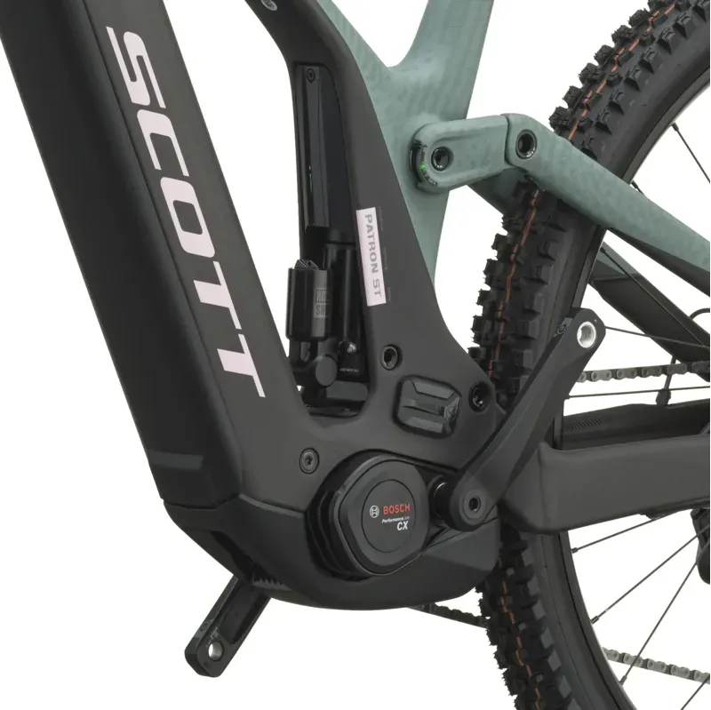 Scott Patron ST 10 eMoutnain Bike in Moss Green/Carbon Black-5
