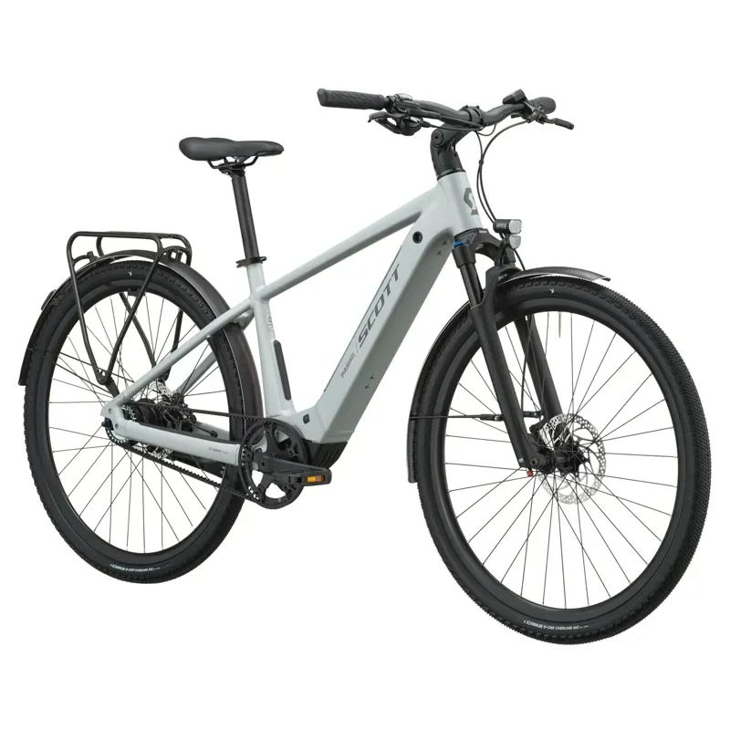 Scott Passage 10 Belt eHybrid Bike in Cloud Grey-1