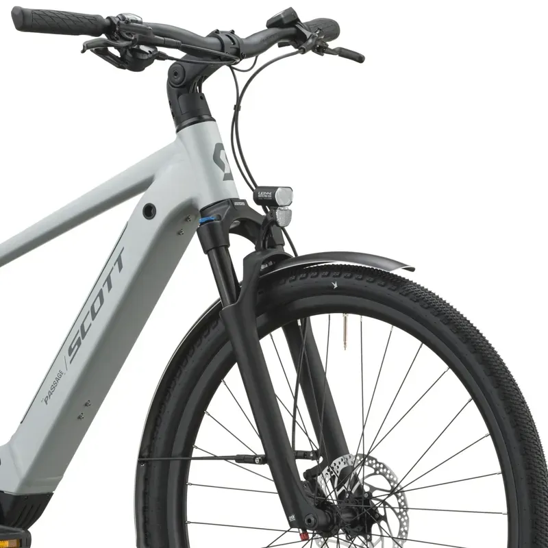 Scott Passage 10 Belt eHybrid Bike in Cloud Grey-4