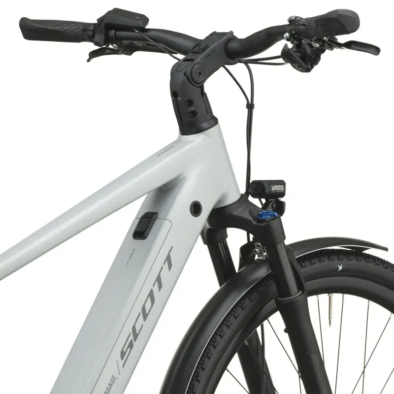 Scott Passage 10 Belt eHybrid Bike in Cloud Grey-3
