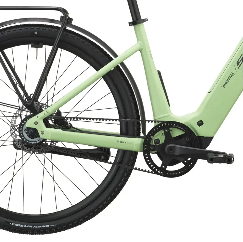 Scott Passage 10 Belt Wave eHybrid Bike Bike in Paradise Green-3