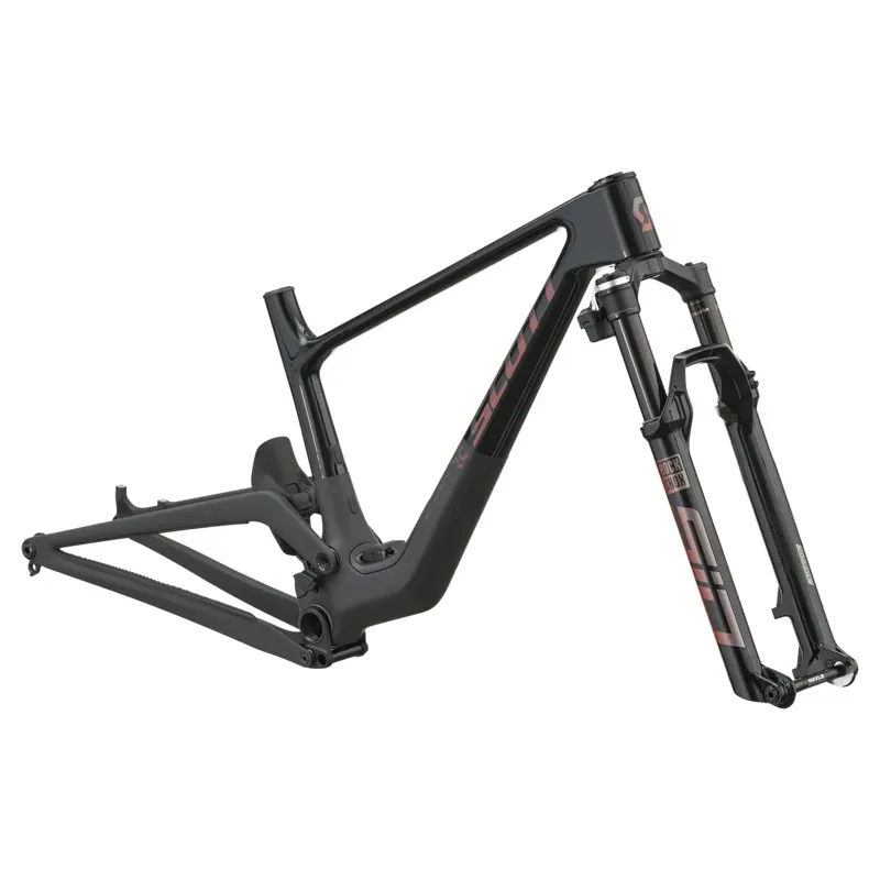 Scott Spark RC SL Frame w/Fork in Piano Black/Carbon Black-1