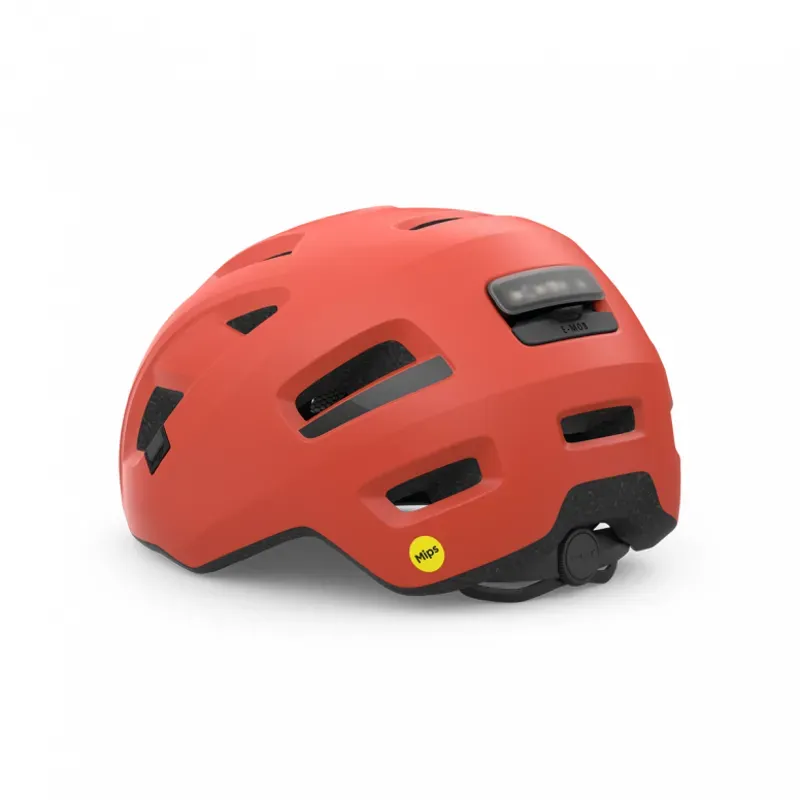 Met E-Mob Mips Helmet in Coral/Black-2