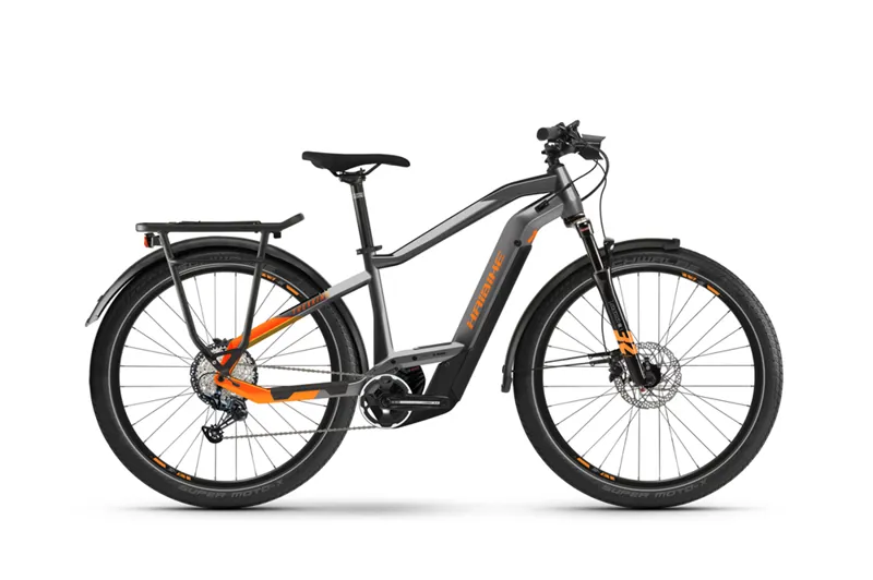 Haibike Trekking 10 625Wh Electric Hybrid Bike in Grey