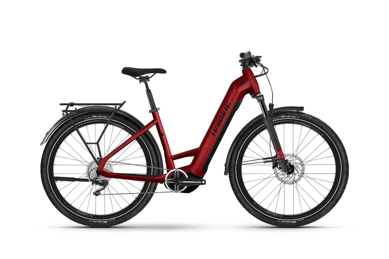 Haibike Trekking 5 Low Step - Dynamite + Blk Red E-bike