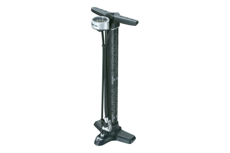 Topeak JoeBlow Twin Turbo Bike Track Pump - Black 