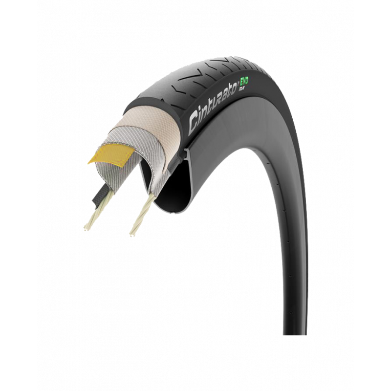 Pirelli Cinturato EVO TLR Black 700x Road Tyres-5
