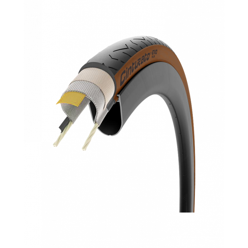 Pirelli Cinturato EVO TLR Classic Tan 700x Road Tyre-5