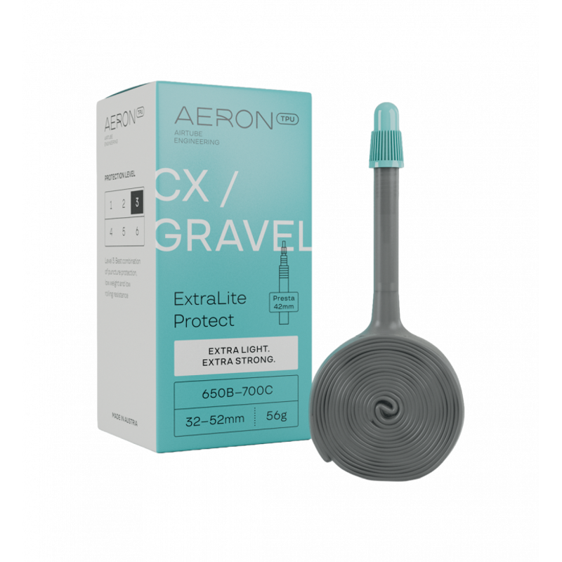 Aeron Tpu CX/Gravel - ExtraLite Protect Inner Tube - Grey-1