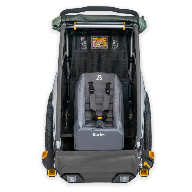 Burley Baby Seat Insert in Grey-4