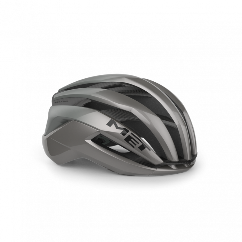 Met Trenta 3K Carbon Airframe Helmet in Opal Grey