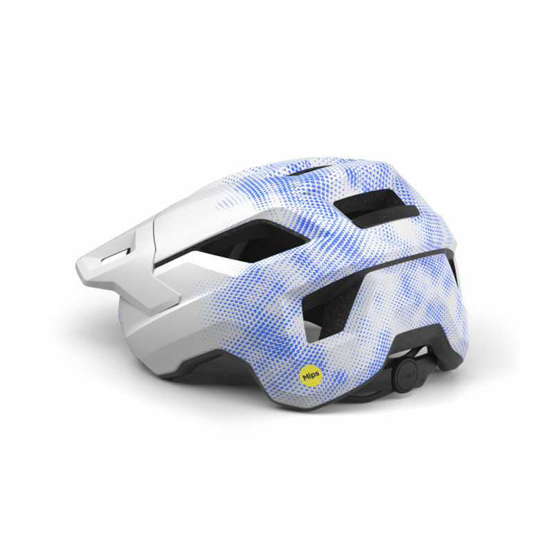 Met Shelter Youth MIPS Helmet in White/Blue-2