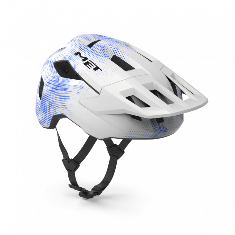 Met Shelter Youth MIPS Helmet in White/Blue-4