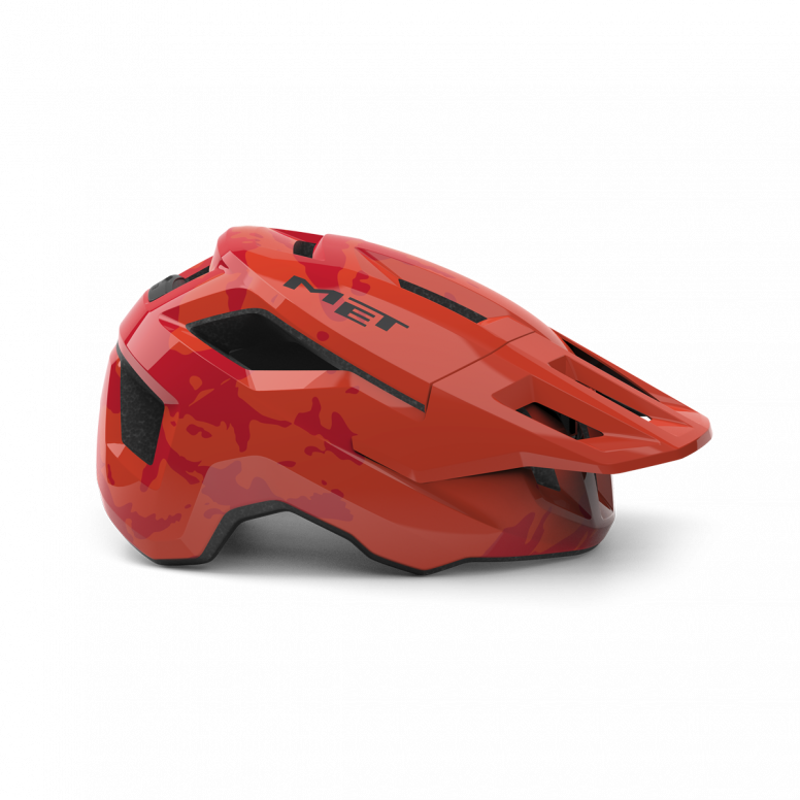 Met Shelter Youth Helmet in Red-1