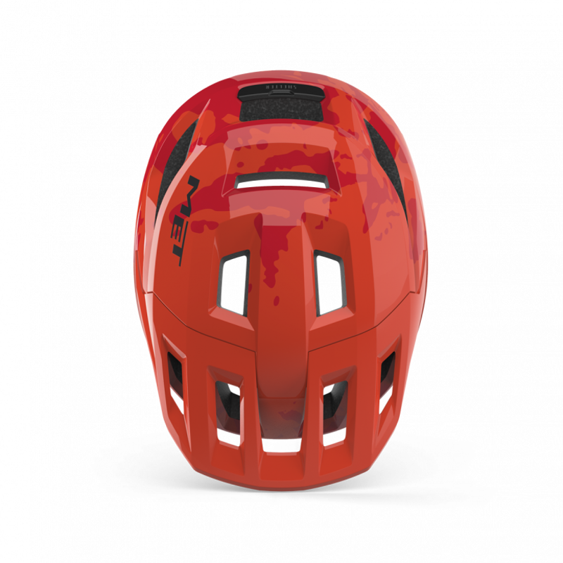 Met Shelter Youth Helmet in Red-3