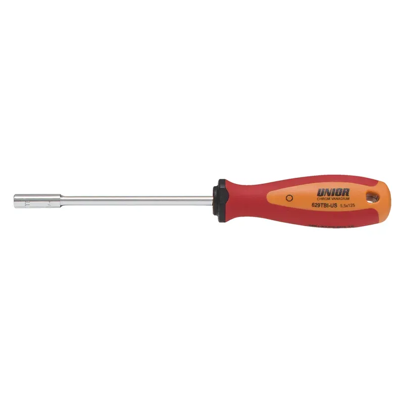 Unior 5.5mm Socket Wrench With Tbi Handle in Red