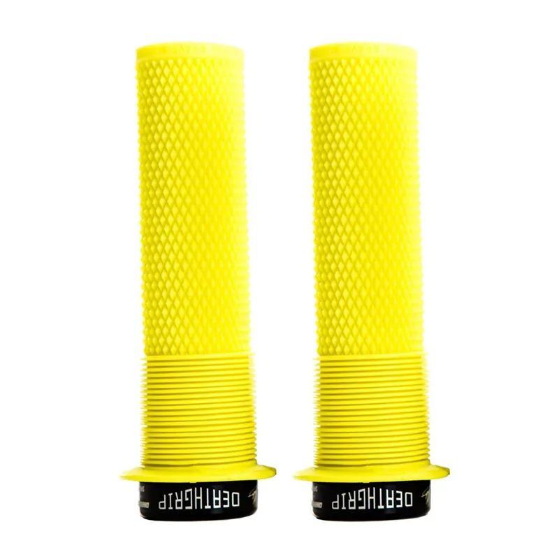 DMR Brendog DeathGrip Flange Thick Grips in Yellow