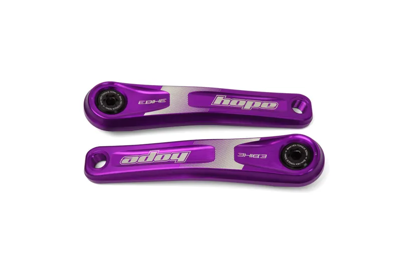 Hope E-Bike Specialized 155mm Crankset in Purple