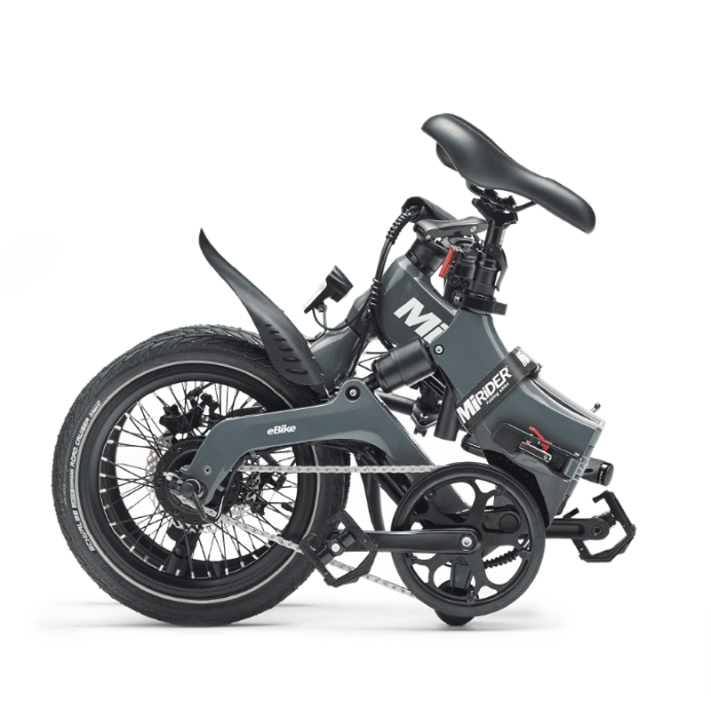 MiRiDER One 16 Folding E-Bike in Onyx Grey-2