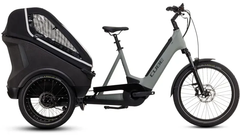 Cube Trike Family Hybrid 750 - Swamp Grey