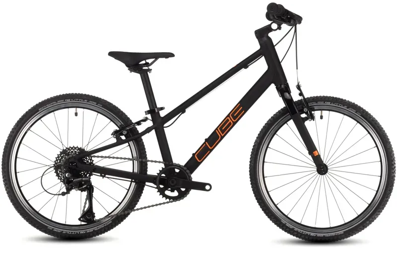 Cube Numove 200 Kids Bike In Black/Orange