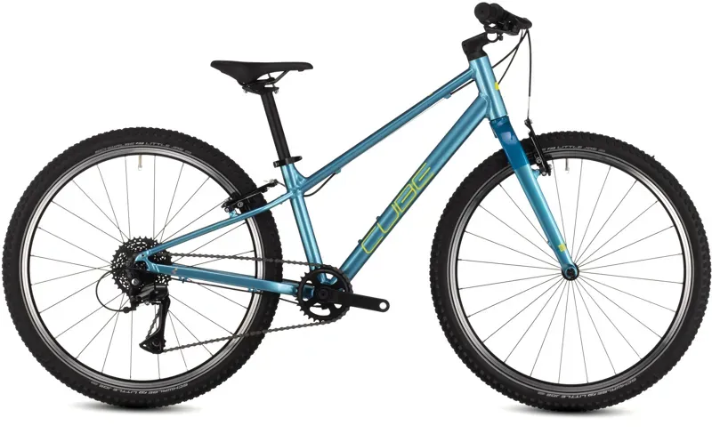 Cube Numove 240 Kids Bike In Blue/Lime