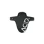 Acid Mudguard Downhill In Black/White