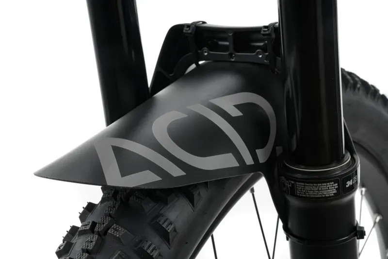 Acid Mudguard Downhill In Black/Flashgrey-1